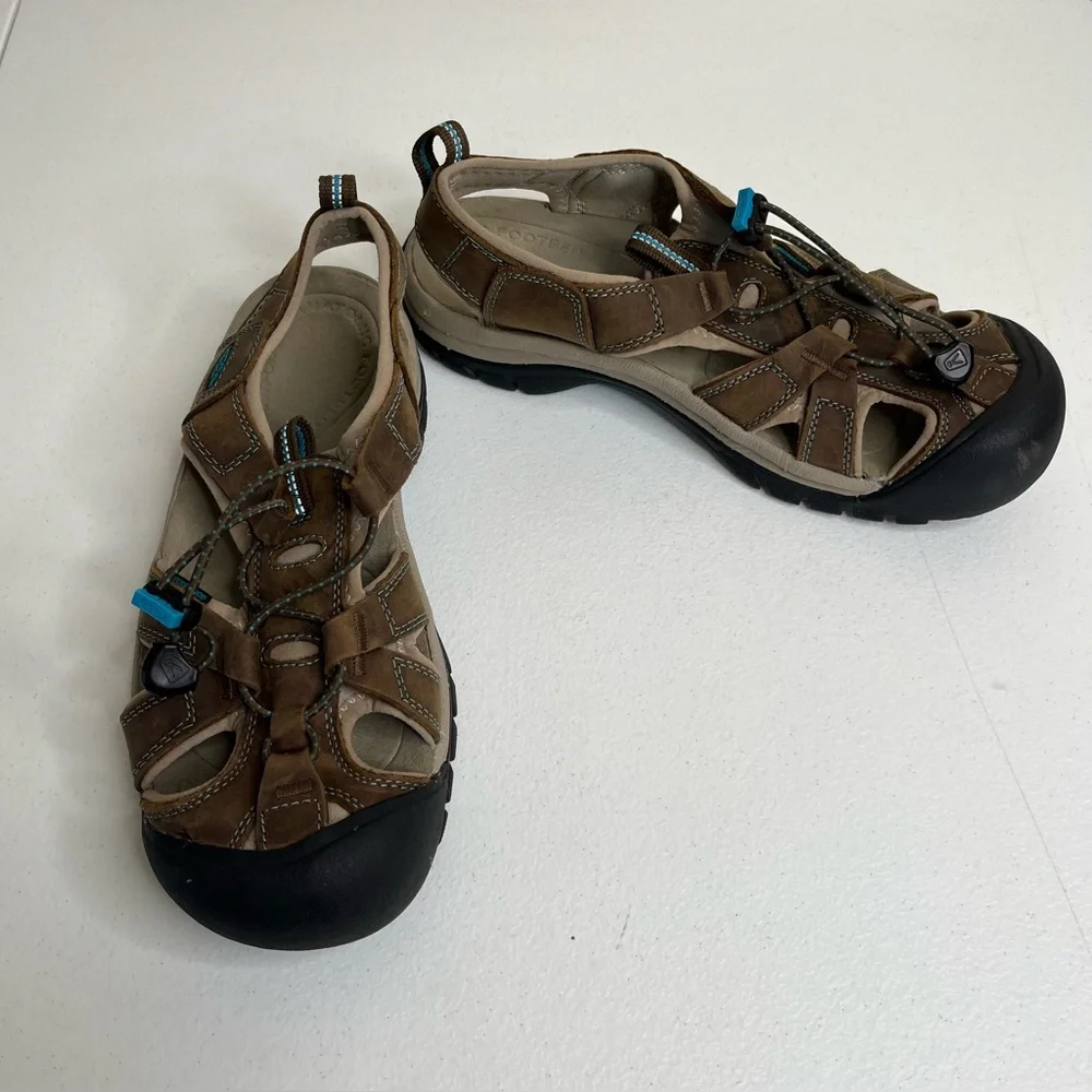 Keen Venice H2 Brown Aqua Sport Sandal Rugged Trail Water Hiking Women 9 Casual - Picture 12 of 12
